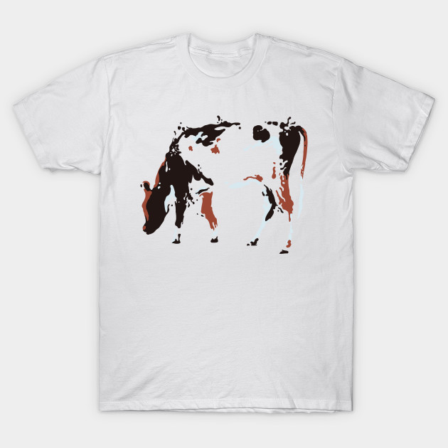 Vector Illustration Chocolate Dairy Cow